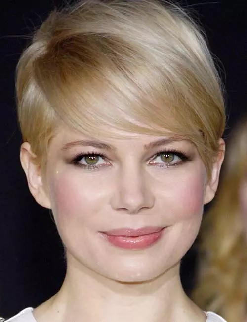 The blonde pixie short hairstyle