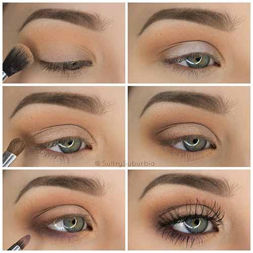 Maquillaje para ojos verdes - El look sencillo