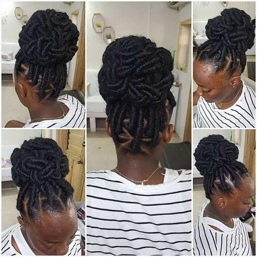 Featured image of post Braided Updo Bun Black Hair : There are so many different braids you can use, ways to style the bun and more.