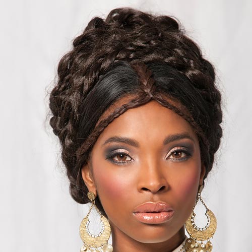 8 Braided buns for Black Women | Women's hairstyles - Afroculture.net