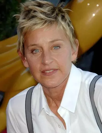 Short classic Ellen pixie cut hairstyle