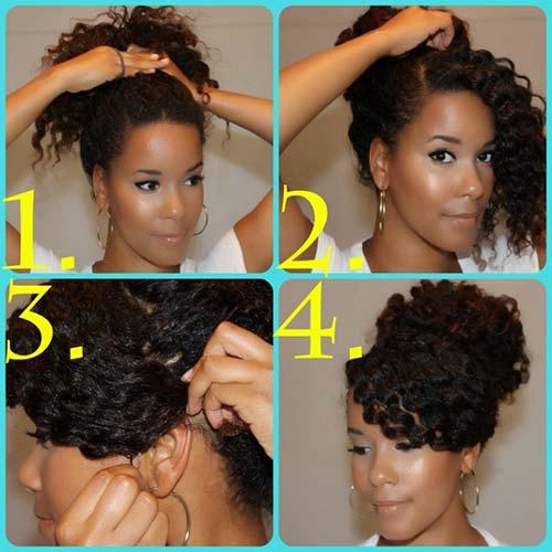 30 Easy OntheGo Hairstyles for Naturally Curly Hair