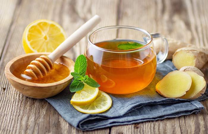 Honey lemon ginger tea for weight loss