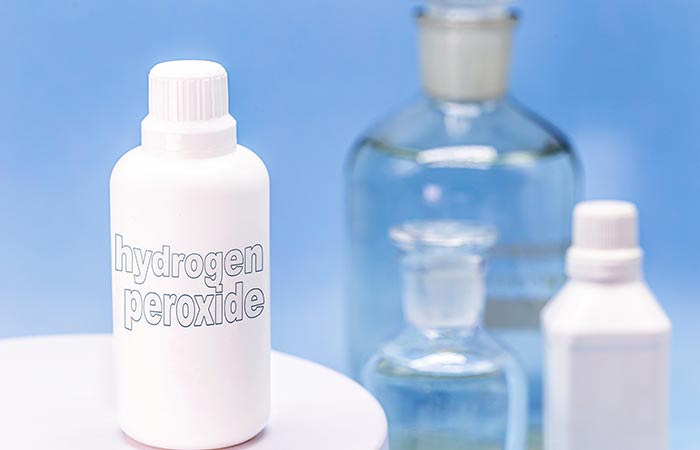 Bottle of hydrogen peroxide