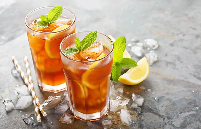 Lemon iced tea for weight loss