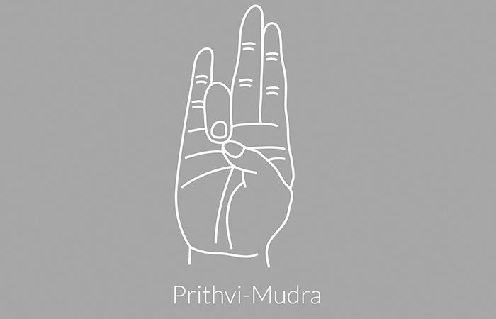 Prithvi mudra for asthma