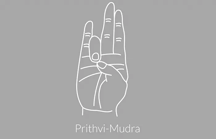 Prithvi mudra for asthma