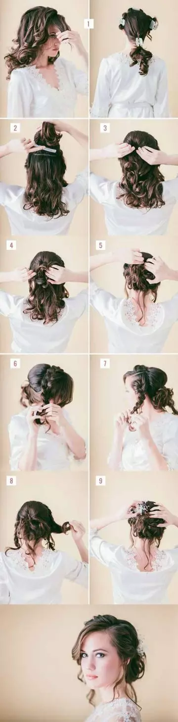 The fairytale updo for curly hair