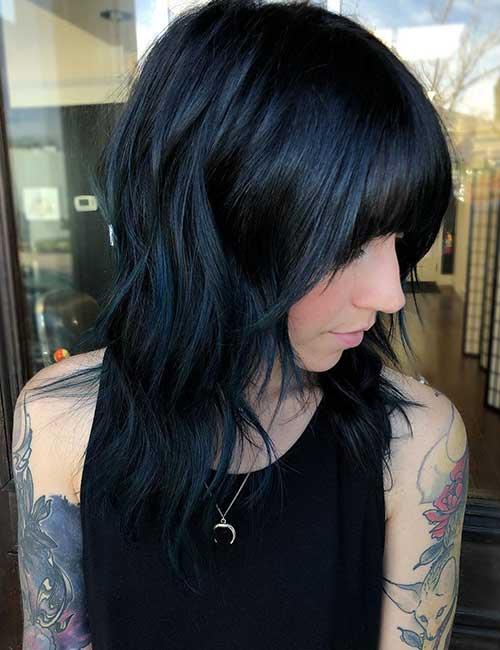 layered haircuts for long black hair