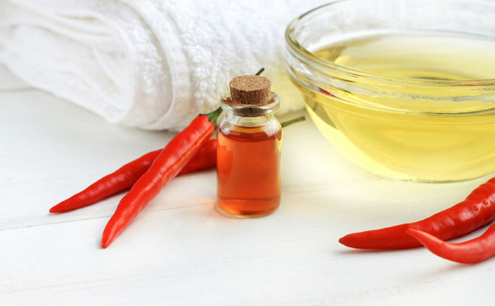 Hot pepper rubs to relieve tired legs and feet