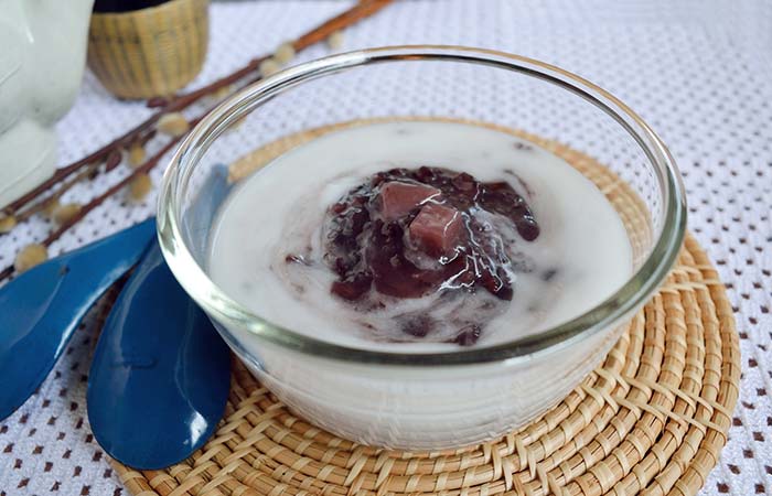Reap black rice benefits with a scrumptious bowl of black rice pudding