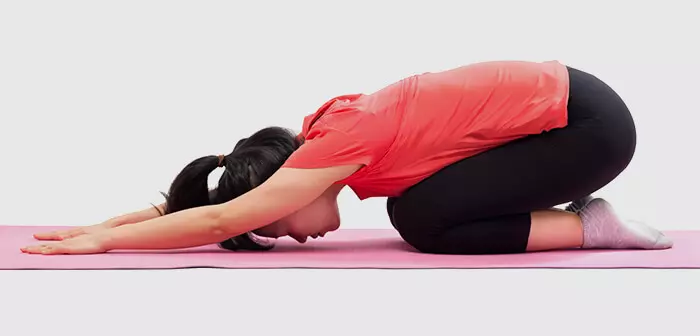 Balasana yoga pose for women over 60