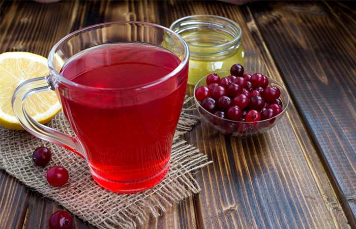 Cranberry juice to get rid of a white tongue