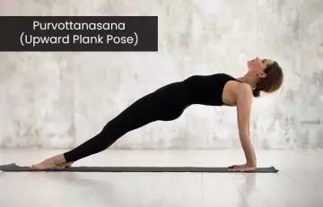 6. Purvottanasana (Upward Plank Pose)