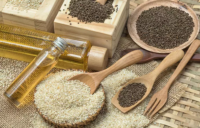 Sesame seed oil for scalp pain