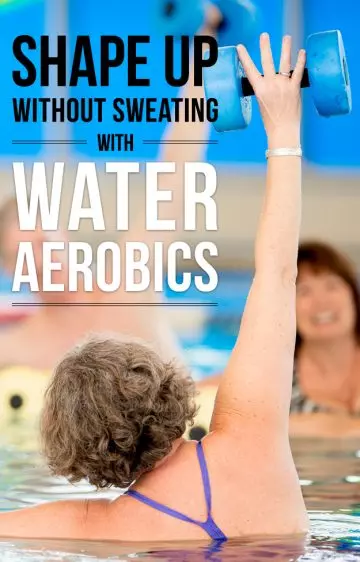 Water aerobics to burn calories