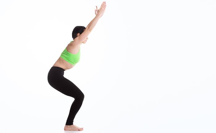 Exercises For Weight Loss - Chair Pose