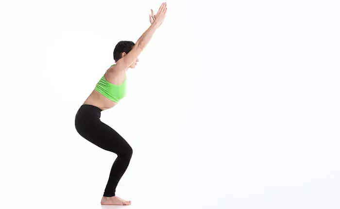 Exercises For Weight Loss - Chair Pose
