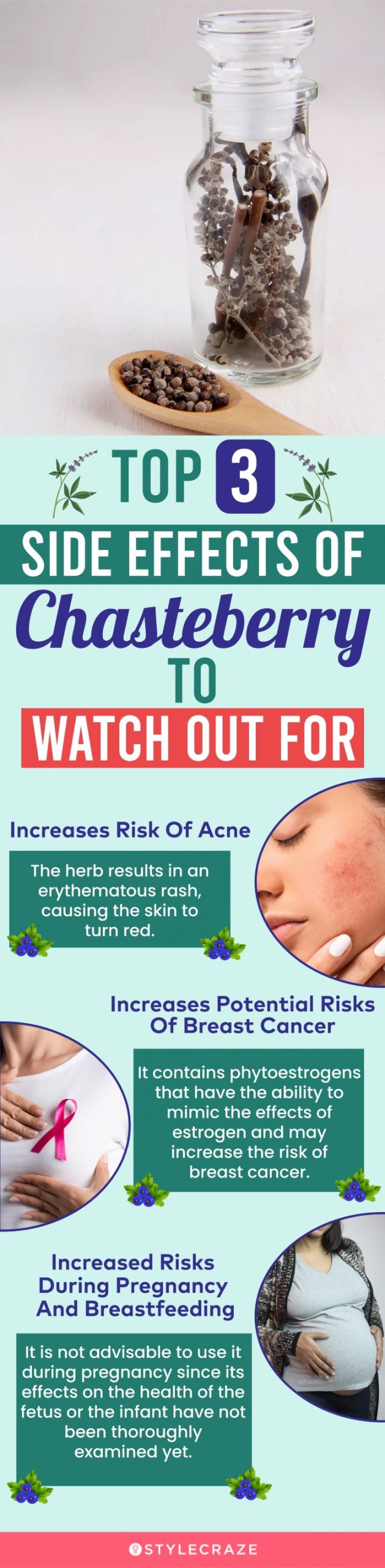 top 3 side effects of chasteberry to watch out for [infographic]
