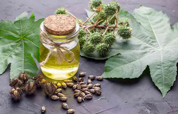 Castor oil as a remedy for loss of taste and smell