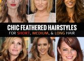50 Best Feathered Hairstyles For Short, Medium, And Long Hair