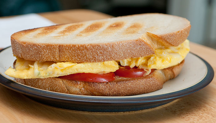 Egg and cheese sandwich for weight loss