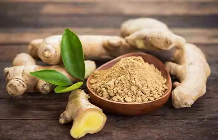 Ginger as a remedy for loss of taste and smell