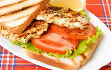 Grilled chicken sandwich for weight loss