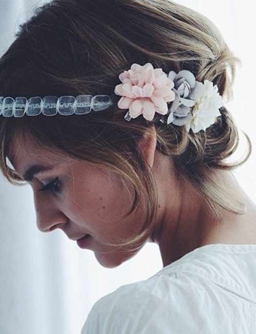 Head bands for short hair