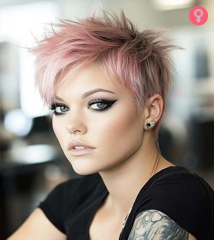 Women With Short Punk Hairstyles