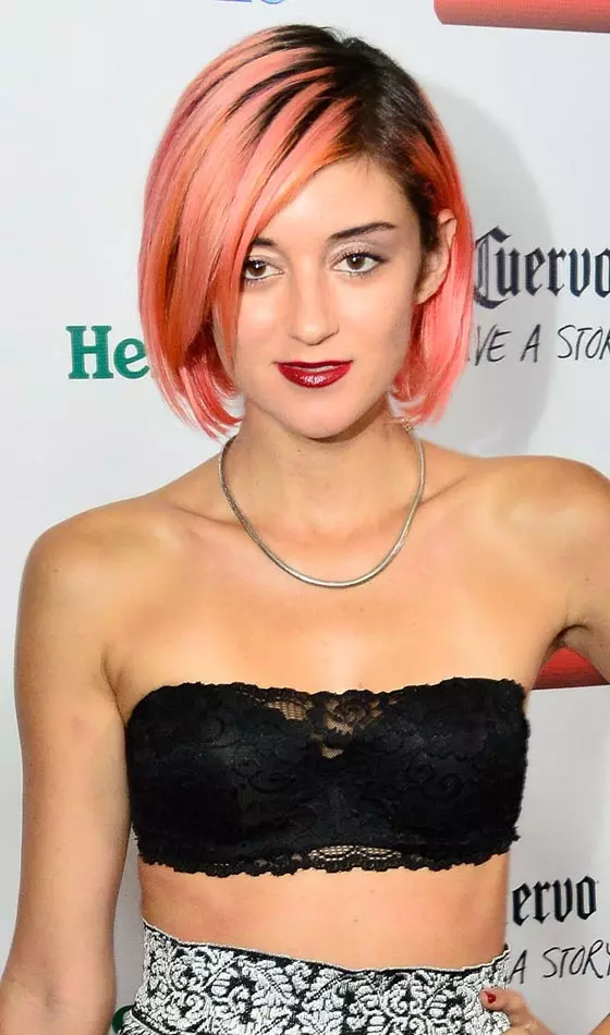 Side swept ombre bob for teens