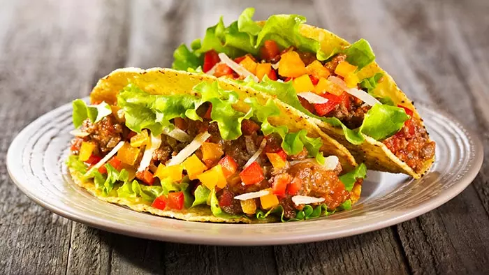 Taco salad sandwich for weight loss