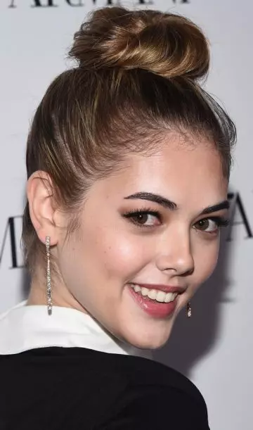Topknot hairstyle for middle school girls