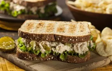 Tuna salad toast sandwich for weight loss