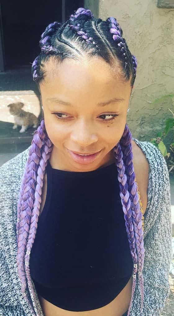 41 Cute And Chic Cornrow Braids Hairstyles