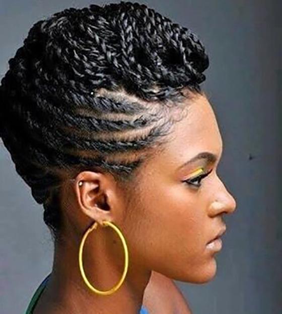 cornrows hairstyles updo