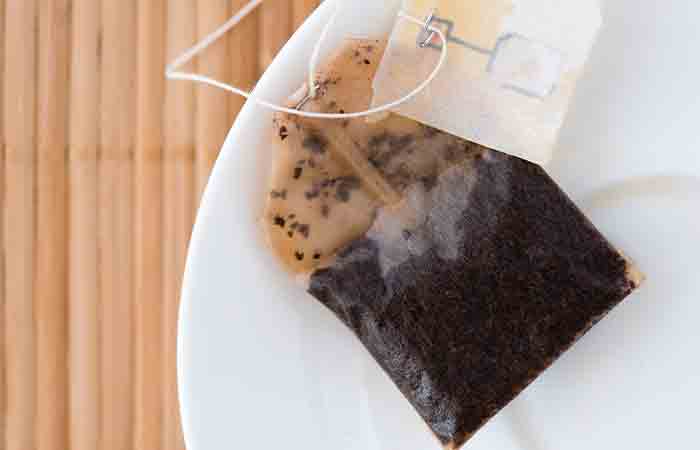 Black tea bag to alleviate inflammation from pilonidal cyst