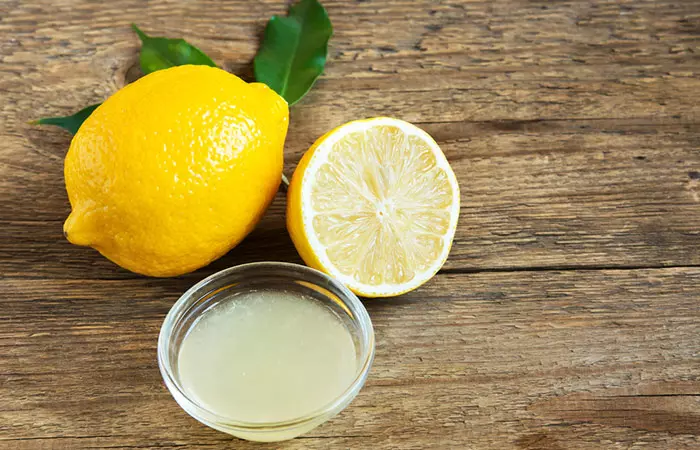 Coconut oil and lemon juice for wrinkles