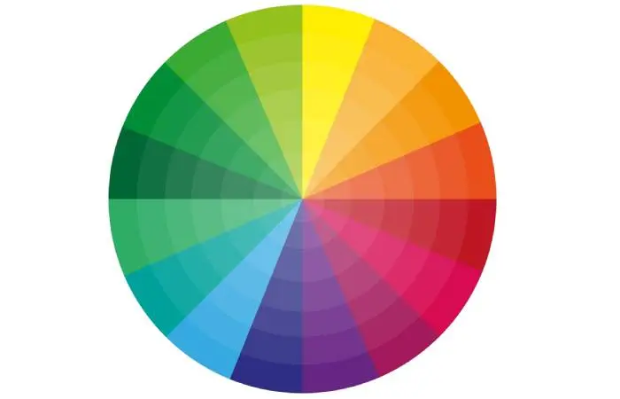 Color theory wheel 