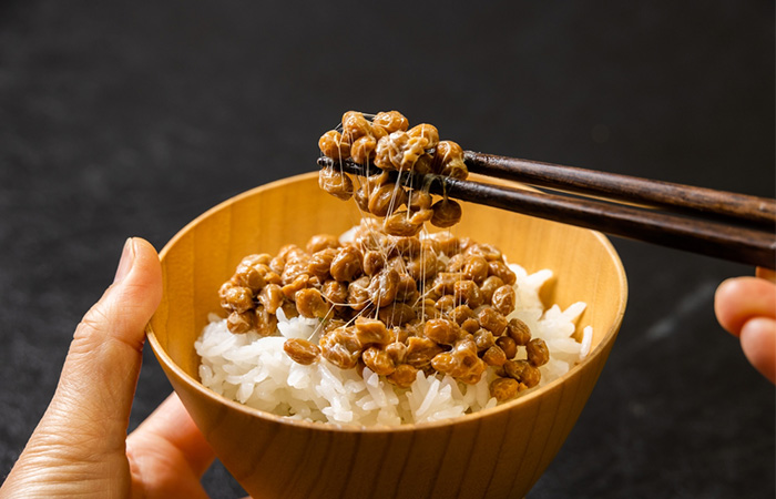 Natto cooked at home