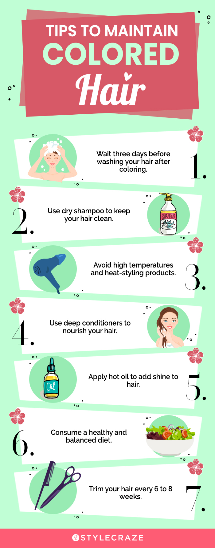 tips to maintain colored hair [infographic]
