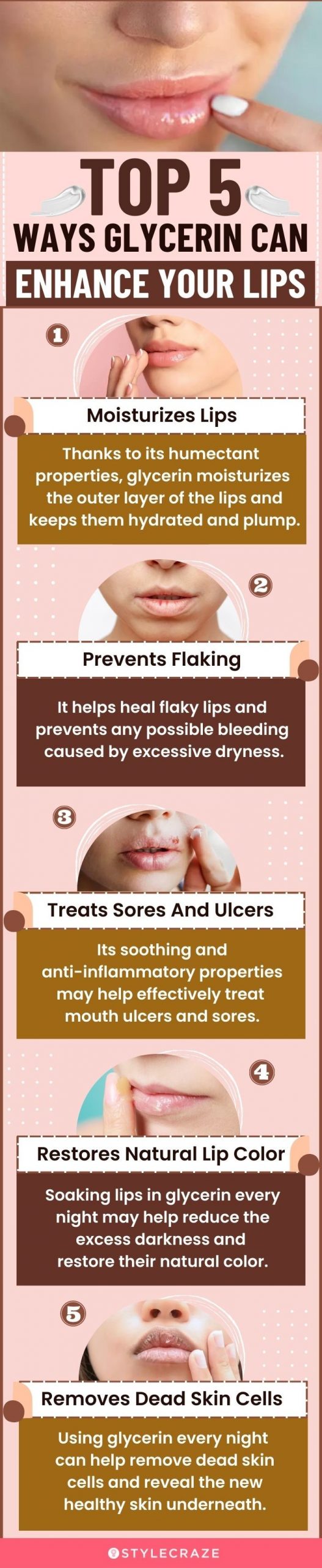 top 5 ways glycerin can enhance your lips (infographic)