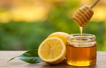 Honey and lemon for cough