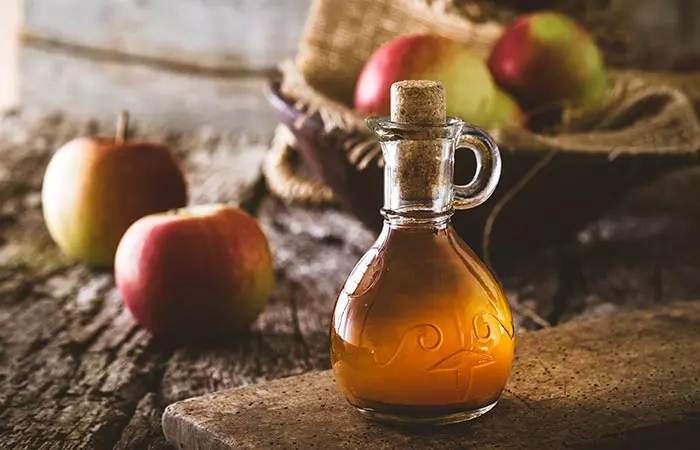 Apple cider vinegar to get rid of dark inner thighs