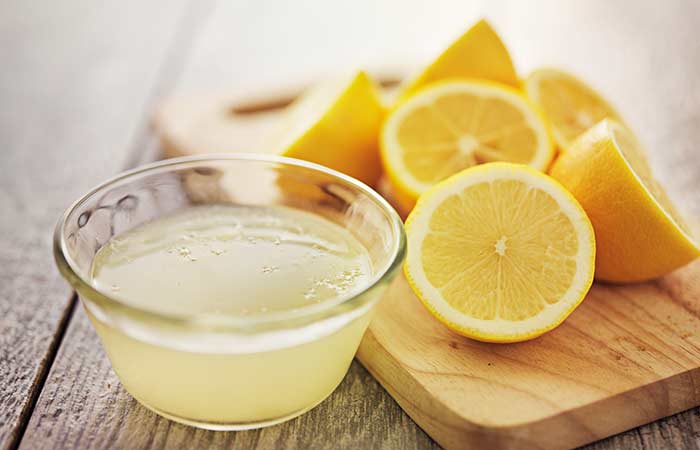Lemon juice to get rid of dark inner thighs