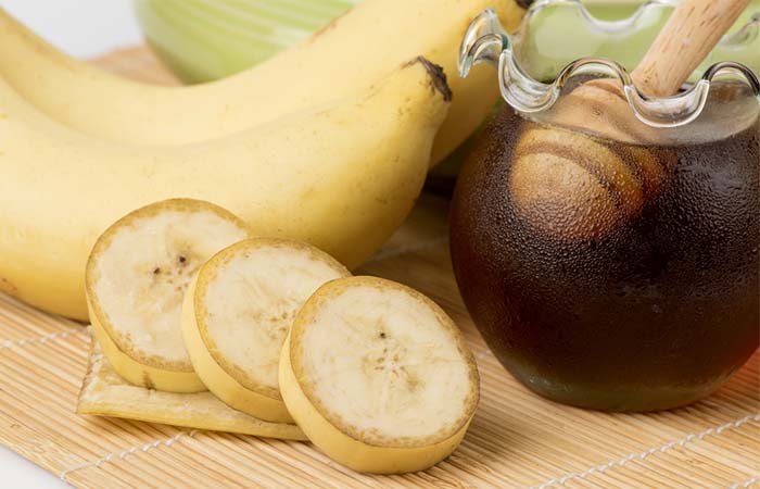 Banana and honey help with constipation
