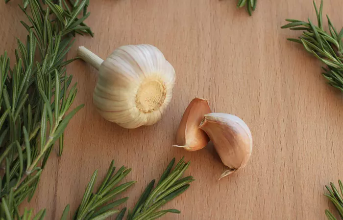 Garlic is a home remedy to prevent cold sores
