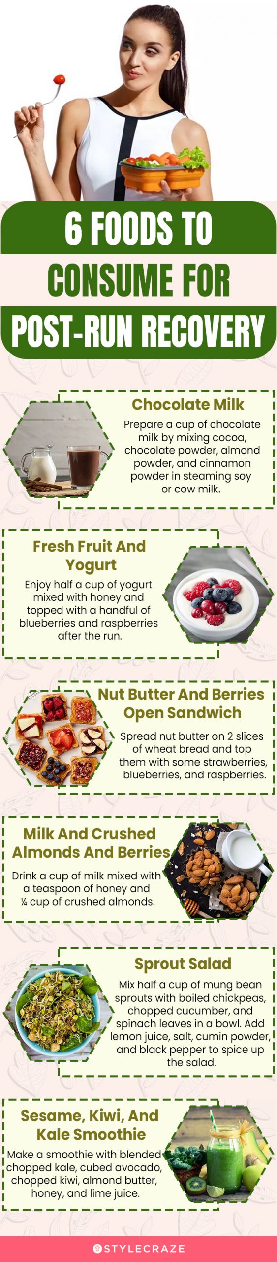 6 foods to consume for postrun recovery (infographic)