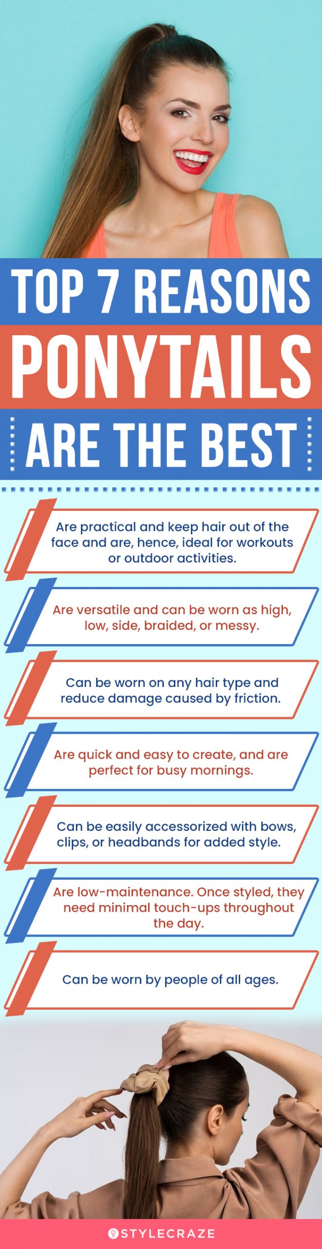 7 top reasons ponytails are the best (infographic)