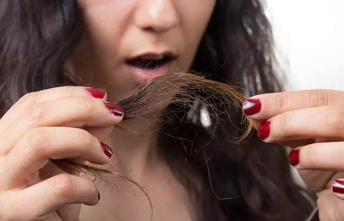Straightening causes split ends